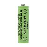 Moonrays 97144 AA 600mah-8 Pack NiMh, Silver