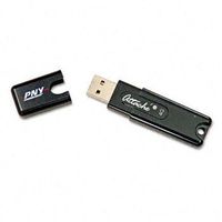 PNY Technologies Attache´ USB 2.0 Flash Drive DRIVE,FLASH4GB USB 2.0,SR (Pack of2)