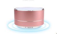 Best-electric Music Mini Metal USB Wireless 4.0 Bluetooth Portable TF Card Speaker 4 Color Available Compatibility with All Popular Phones,Smartphones,Tablets,etc(Rose Gold)