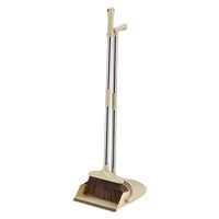 Forart Broom and Dustpan Set Long Handle Dustpan and Lobby Broom Combo Upright Grips Sweep Set with Broom Home Clean Tool