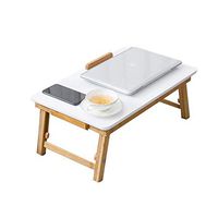 LMDZ Laptop Table, Portable Standing Bed Desk, Foldable Sofa Breakfast Tray (Size : 7034cm)