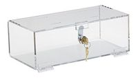 Omnimed  183000 Acrylic Refrigerator Lock Box, 4 1/4" H x 12" W x 6" D