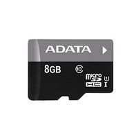 ADATA Premier 8GB microSDHC/SDXC UHS-I U1 Memory Card with Adapter (AUSDH8GUICL10-RA1)