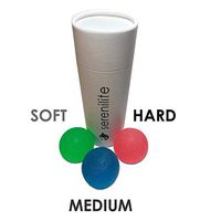 Serenilite Squishy Rubber Stress Balls (3-Pack Varying Density) - Optimal Stress & Hand Therapy Grip Balls - Tear-Resistant for Kids and Adults (Tropical Paradise)