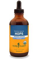 Herb Pharm Certified Organic Hops Liquid Extract for Calming Nervous System Support - 4 Ounce