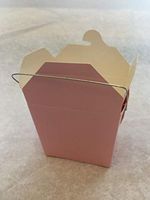 24 pcs Chinese Take Out Food and Party Favor Boxes: 8 Oz. (1/2 Pint) - Pink
