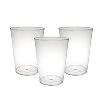 Party Essentials N1010021 Party Supplies Tableware, 100-Count, Clear