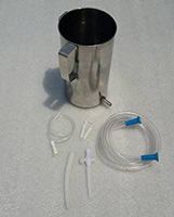 Superior Two Quart Non-Toxic Stainless Steel Enema Bucket Kit, Phthalates & BPA-Free. Reusable for Home, Coffee, Water Colon Cleansing and Detox Enemas. Includes Nozzle Tips. | Instruction Booklet …