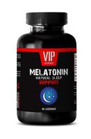 Sleep Sleep aid - MELATONIN Natural Sleep Support - Promotes Sleep Quality - Good Night - melatonin high dose - 1 Bottle (90 Lozenges)