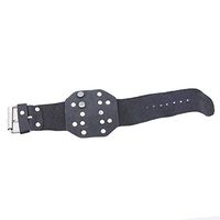 Leoie Fishing Leather Glove, Bracers Steel Plate Hand Protect Wrist Guard Bracers