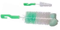 Baby Bottle Brush Cleaning Set All Kinds of Baby Bottles & Accessories, Nipple Brush, Baby Bottle Cleaner Cleaning Brush & Sponge Bottle Brush Cleaner with Non-Slip Grip Handle