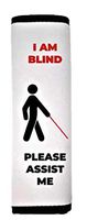 Medical Alert Seat Belt Cover (Blind)