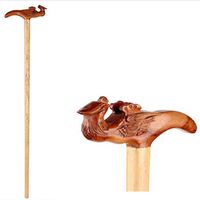Walking Stick Environmental Protection Mahogany Ergonomic Design Smooth Surface Light Texture Full Material Portable Cane