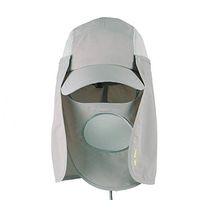 Meidexian888 Fishing Hiking Sun Hat for Men/Women,Summer Outdoor UV Protection with Face Neck Flat (Light Gray)