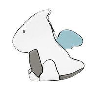 Adorable Girls 3D Novelty Animal Shape Crossbody Bag, Vogue Cartoon Shoulder Purse Handbags for Women Makeup Phone Wallet Storage Messenger Bags Portable Anti-Theft Waterproof (White)