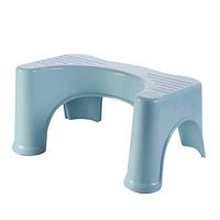 Blue Padded Toilet Seat Footstool Stool Stool Toilet Foot Step Stool For Children, Pregnant Women, The Elderly
