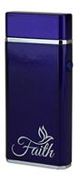 Electric Dual Arc Lighter Rechargeable USB Cigarette Lighter Plasma Flameless Windproof Lighter for Cigar,Candle,Cigarette (Purple)