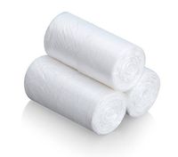 Feiupe 1.2 Gallon Handle Clear Small Trash Bag Garbage Bag Trash Can Liner (90 Bags)