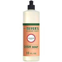 Mrs. Meyer's Clean Day Dish Soap, Geranium, 16 oz
