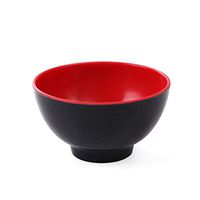 AXZHYX Bowl Style Melamine Imitation Porcelain Bowl Tableware Kitchen Soup Noodle Rice Bowl Ramen Bowl Spoon Hotel Tableware Home Noodles Boiled Fish Soup Bowl (Color : L)