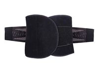 QQA Men Body Shaper Sweat Belt Waist Trimmer Sport Lose Weight Abdomen Sweat Belts,Black,XL