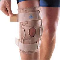 OPPO Medical 1032 Post Surgery Knee Brace for ACL, PCL, MCL, Meniscus Recovery and Relief from Knee Pain, Open Patella Stabilizer and Compression, Small - Extra Large