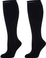 Men/Women Knee High Compression Socks X-Large Black