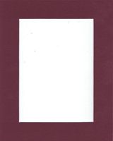 Pack of 10 11x14 Maroon Picture Mats with White Core Bevel Cut for 8x10 Pictures