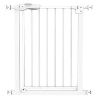 LCF Retractable Baby Gate Extra Wide Baby Safety Gate and Pet Gate for Stairs, Doors, and More Decorative Heavy Duty Metal Safety Gate with One Hand Operation and Durability