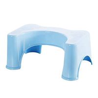 Squatty Potty Ergonomic Design Toilet Stool Plastic Non-slip Bathroom Toilet Aid Stool,Blue