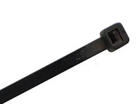 Heavy Duty UV Black Cable Ties, 120Lbs Test(100/Pack) (11" Long)