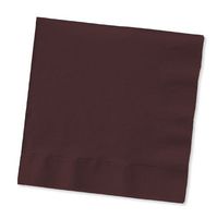 Chocolate Brown, Beverage Napkin, 3 Ply, 50 ct