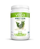 Vega Protein & Greens Plain Unsweetened (21 Servings, 20.7 Ounce) - Plant Based Protein Powder, Keto-Friendly, Gluten Free, Non Dairy, Vegan, Non Soy, Stevia Free, Non GMO - (Packaging May Vary)