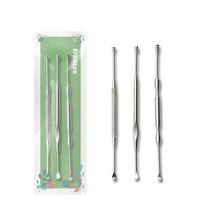 Curette Ear Wax Removal 3pcs/Lot Stainless Steel Silver Earpick Wax Remover Curette Cleaner Health Care Tools Ear Pick 3 Kinds of Handle Design