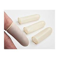 Dukal DUK 4423L Latex Finger Cot, Non-Powdered, Large (Pack of 144)