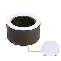 SKML96 Bedside Commode, for Nursing Care Folding Outdoor Car-Mounted Portable Toilet Metal Brackets Attached Load-Bearing Capacity 250kg Easy to Carry