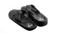 Jacked Up - Sandals with Heel Lift for Leg Length Discrepancy - Black - Mens 9 : Womens 10 - Right Add 12mm (1/2")