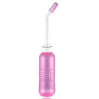 HuntGold Bidet Bottle Handheld Bidets Sprayer 560ML Travel Portable for Adult Baby Personal Cleansing Use- Pink