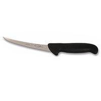 F. Dick Boning Knife, 6-in Curved/Flexible Blade, Black - ErgoGrip Series