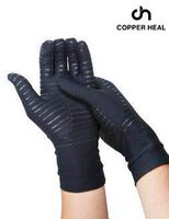 COPPER HEAL Arthritis Compression Gloves - Copper Gloves for Rheumatoid Arthritis, Carpal Tunnel, RSI, Osteoarthritis & Tendonitis - Full Hand