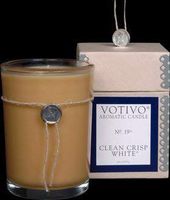 Votivo Clean Crisp White Aromatic Candle - 4 Pack