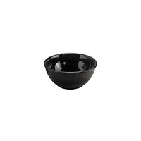 Cal-Mil 418-8-13 Melamine Round Bowl, 8.125" Diameter x 3.5" Height, Black (Pack of 3)