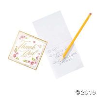 Fun Express Butterfly Floral Notepad - Stationery - 24 Pieces