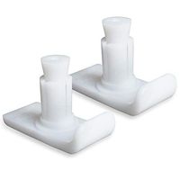 RMS Walker Glide Skis - Universal Fit for Most Walkers - Durable Coaster Gliders for Safety and Stability (1 Pair)