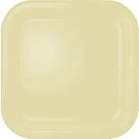 Buttermilk Square Dessert Plate 12 Count