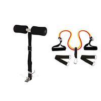 JXLBB Simple Sit-up Aid Lazy Fitness Equipment Bed Supine Board Home Female Abdomen Movement Easy to Install, Easy to Use, No Land Occupation, No Demand for People (Color : Black)