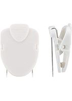 1InTheOffice Cubicle Clips, White, 20/Pack (White)