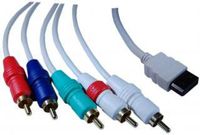 High Quality Wii Component Video and Audio Cable, 6 ft