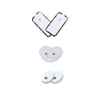 TENS Electrodes Pads for Tens Unit and Electrode Pads for EMS Self-Adhesive and Reusable for Electrodes Massager 3 Pairs Small Medium Large Patches