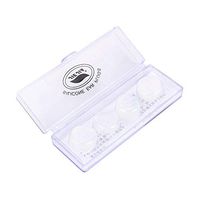 fo sa Earplugs, 4 Pieces Soft Silicone Waterproof Earplugs Water Swimming Adult Earplugs for Studying Sleep Working with Noise Reduction